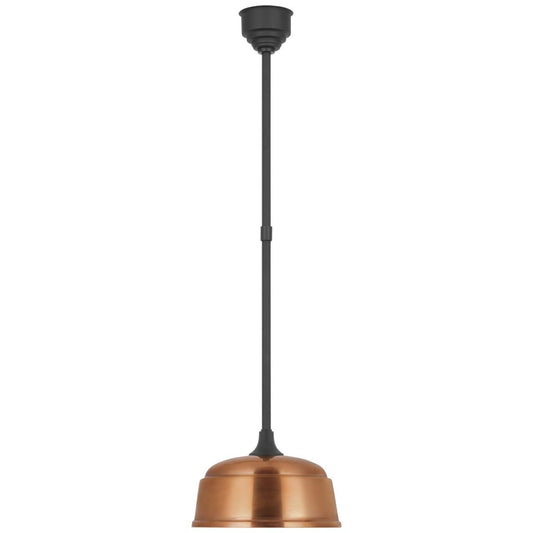 Visual Comfort Signature Academy Pendant 12.5 Matte Black