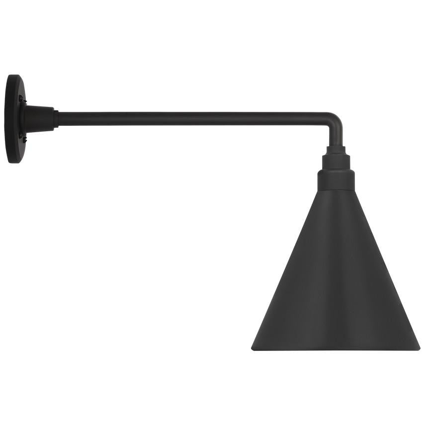 Visual Comfort Signature Academy Barn Light 17.5 Hand-Rubbed Antique Brass