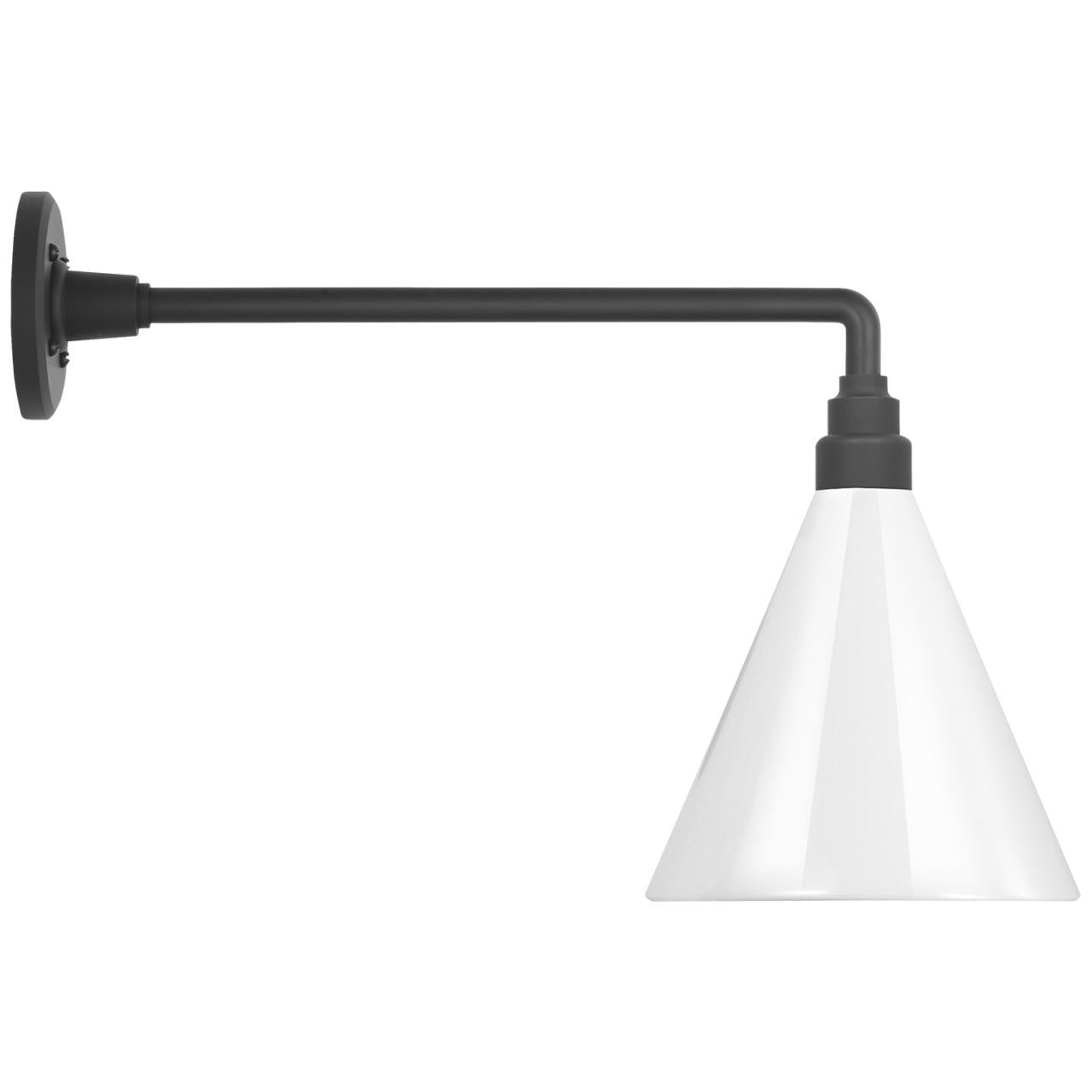 Visual Comfort Signature Academy Barn Light 17.5 Matte Black