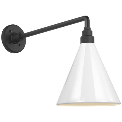 Visual Comfort Signature Academy Barn Light 17.5 Matte Black