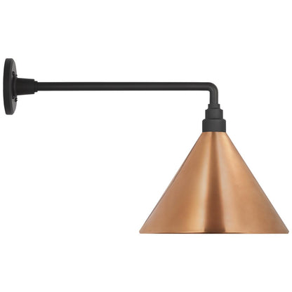 Visual Comfort Signature Academy Barn Light 17.5 Matte Black