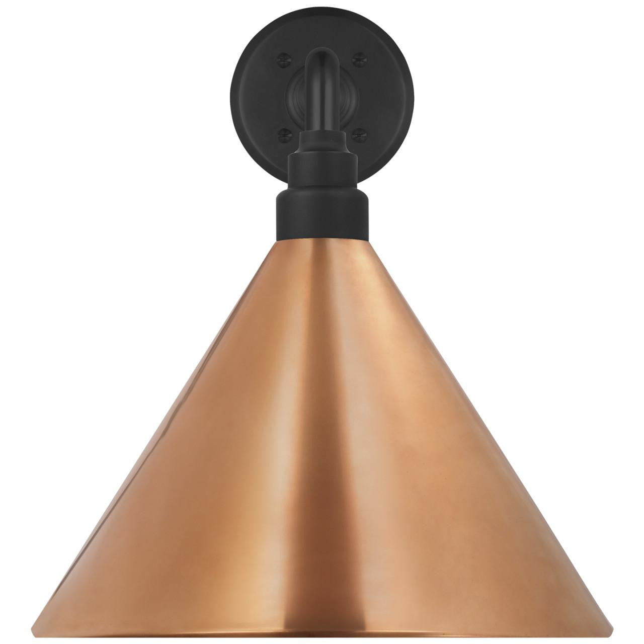 Visual Comfort Signature Academy Barn Light 17.5 Hand-Rubbed Antique Brass