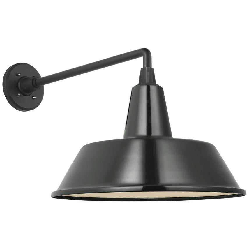 Visual Comfort Signature Academy Barn Light 17.5 Matte Black