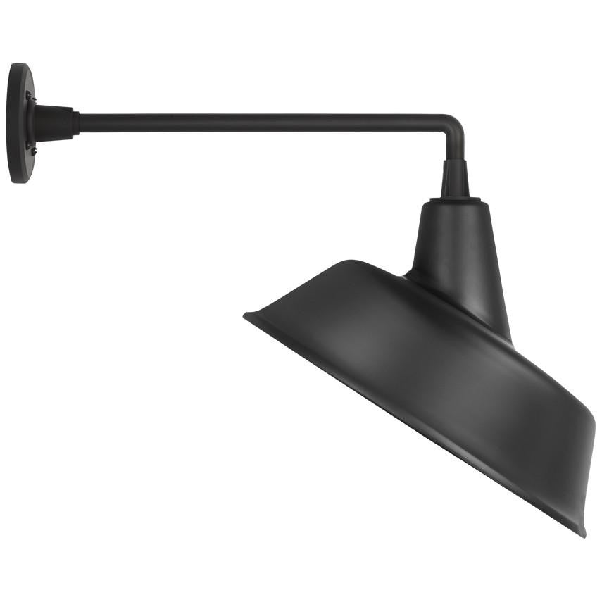 Visual Comfort Signature Academy Barn Light 17.5 Matte Black