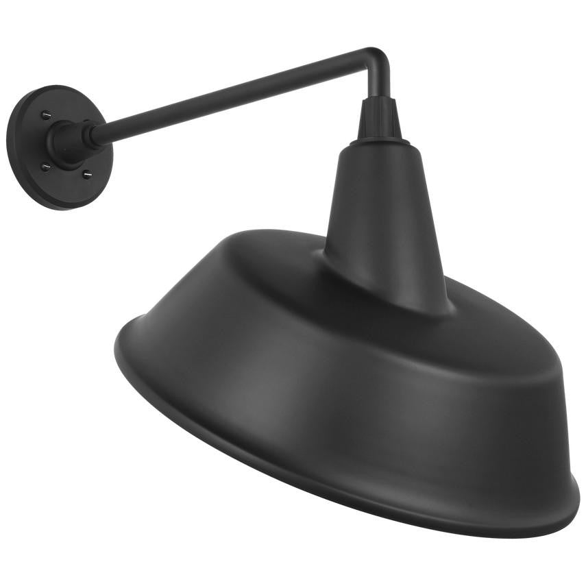 Visual Comfort Signature Academy Barn Light 17.5 Matte Black