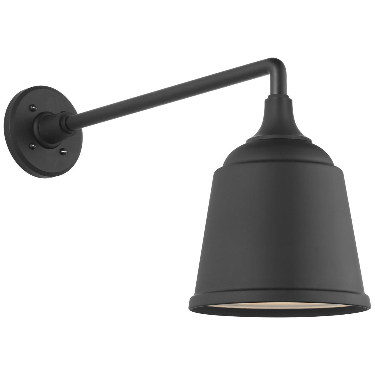 Visual Comfort Signature Academy Barn Light 17.5 Matte Black