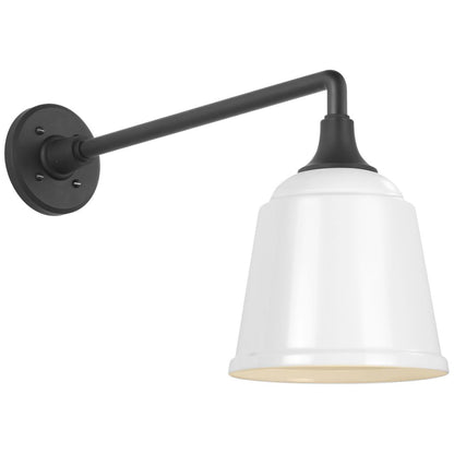 Visual Comfort Signature Academy Barn Light 17.5 Hand-Rubbed Antique Brass