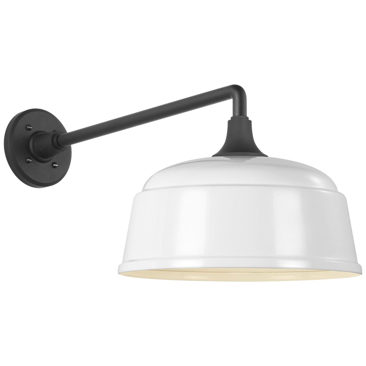 Visual Comfort Signature Academy Barn Light 17.5 Matte Black