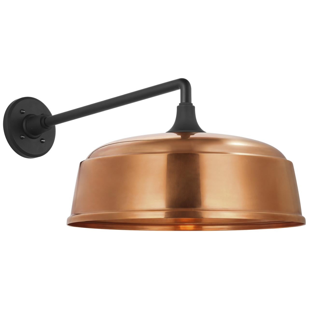 Visual Comfort Signature Academy Barn Light 17.5 Matte Black