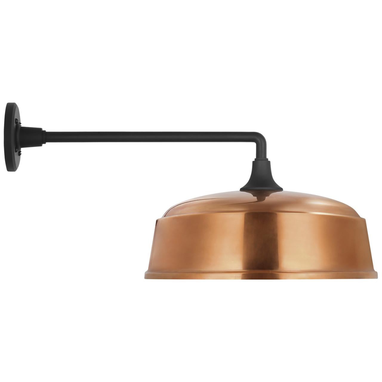 Visual Comfort Signature Academy Barn Light 17.5 Matte Black