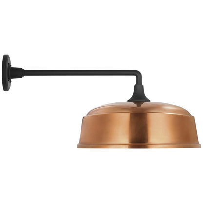 Visual Comfort Signature Academy Barn Light 17.5 Matte Black