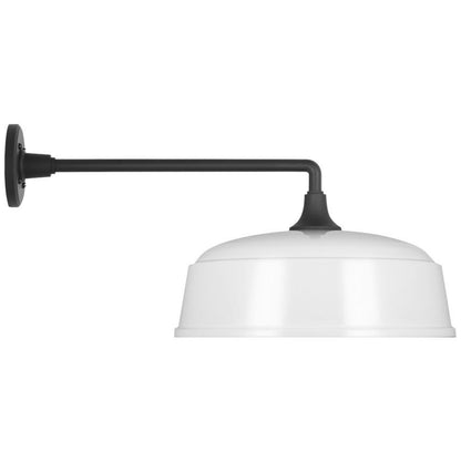 Visual Comfort Signature Academy Barn Light 17.5 Hand-Rubbed Antique Brass
