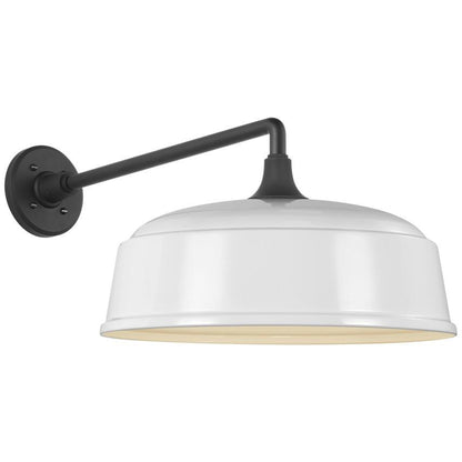 Visual Comfort Signature Academy Barn Light 17.5 Matte Black