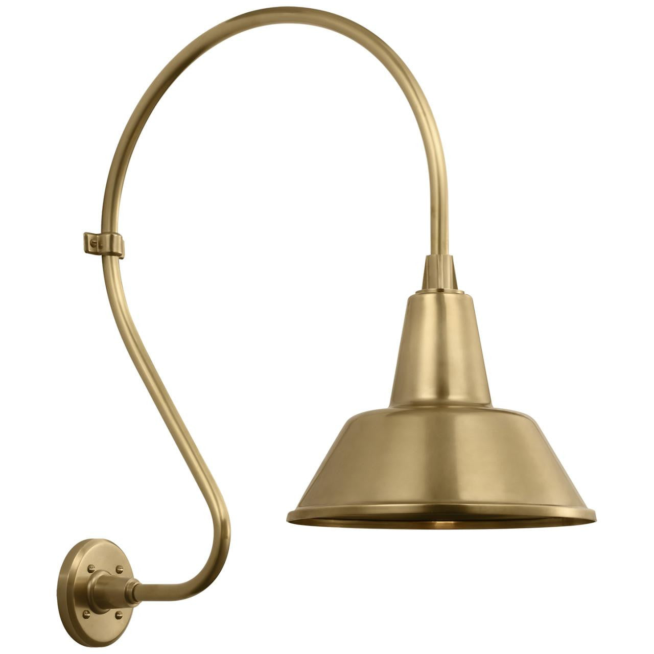 Visual Comfort Signature Academy Barn Light 18 Matte Black