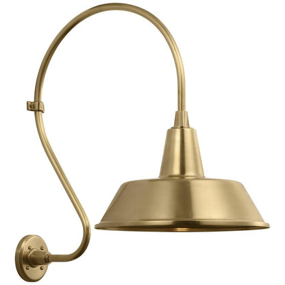 Visual Comfort Signature Academy Barn Light 18 Matte Black
