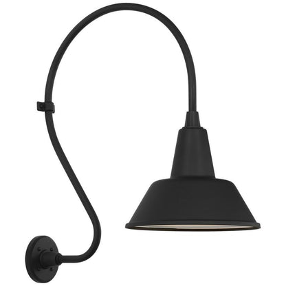 Visual Comfort Signature Academy Barn Light 18 Matte Black