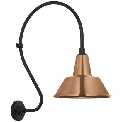 Visual Comfort Signature Academy Barn Light 18 Matte Black