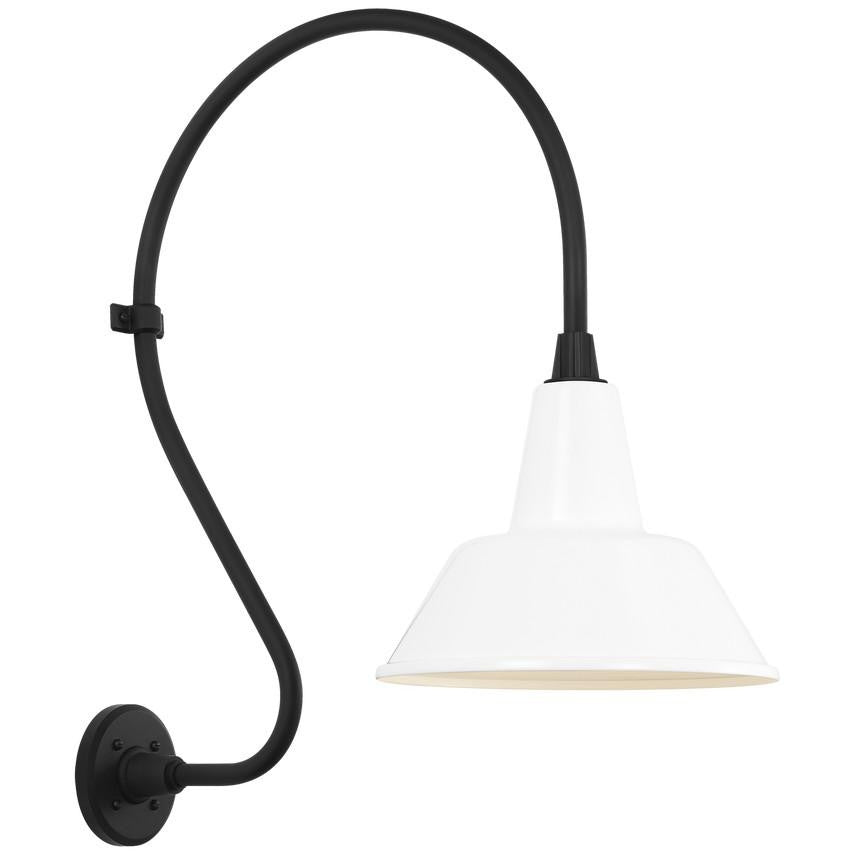 Visual Comfort Signature Academy Barn Light 18 Hand-Rubbed Antique Brass