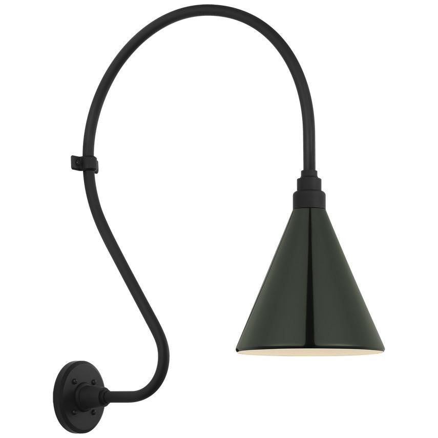 Visual Comfort Signature Academy Barn Light 18 Matte Black