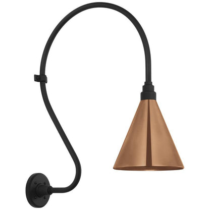 Visual Comfort Signature Academy Barn Light 18 Matte Black