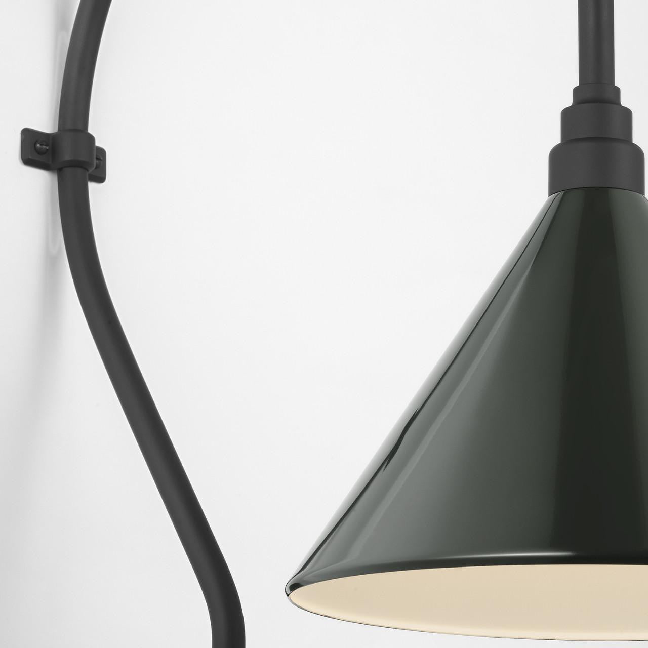 Visual Comfort & Co. Signature Collection Academy 18" Larrabee Barn Light, Visual Comfort & Co. Signature Collection TOB 2805MBK/S11-G N2333