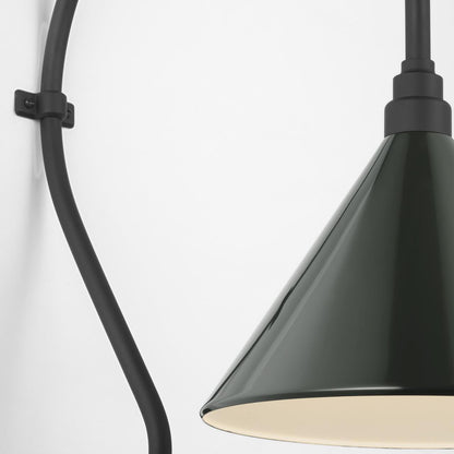 Visual Comfort & Co. Signature Collection Academy 18" Larrabee Barn Light, Visual Comfort & Co. Signature Collection TOB 2805MBK/S11-G N2333