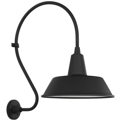 Visual Comfort Signature Academy Barn Light 18 Matte Black