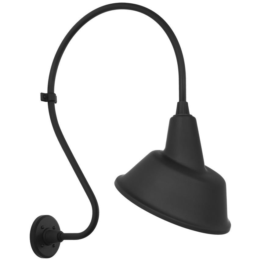 Visual Comfort Signature Academy Barn Light 18 Matte Black
