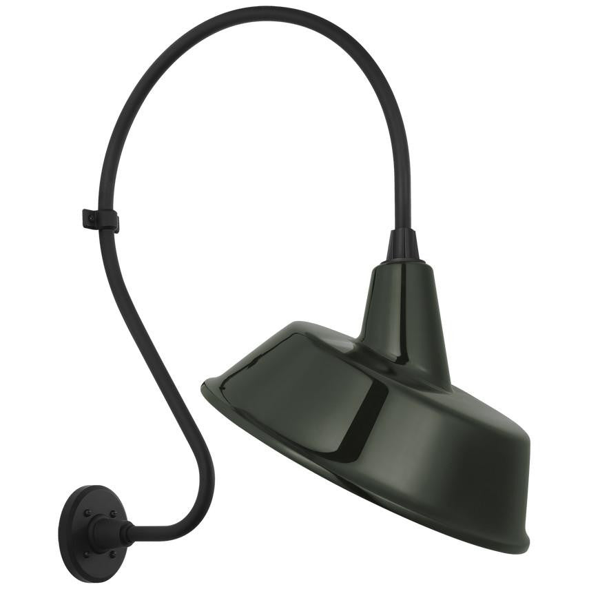Visual Comfort Signature Academy Barn Light 18 Matte Black