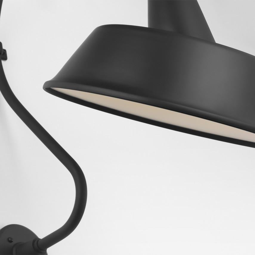 Visual Comfort Signature Academy Barn Light 18 Matte Black