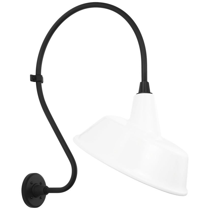 Visual Comfort Signature Academy Barn Light 18 Matte Black
