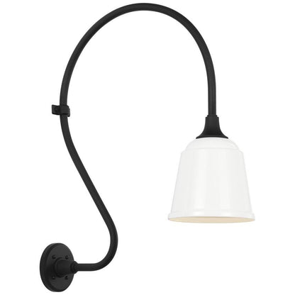 Visual Comfort Signature Academy Barn Light 18 Matte Black
