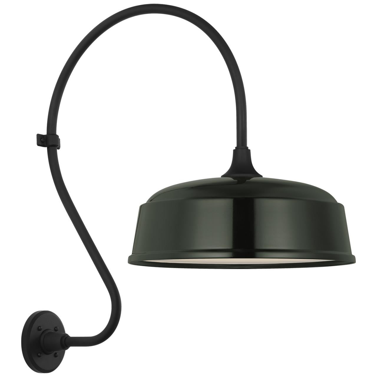 Visual Comfort Signature Academy Barn Light 18 Matte Black
