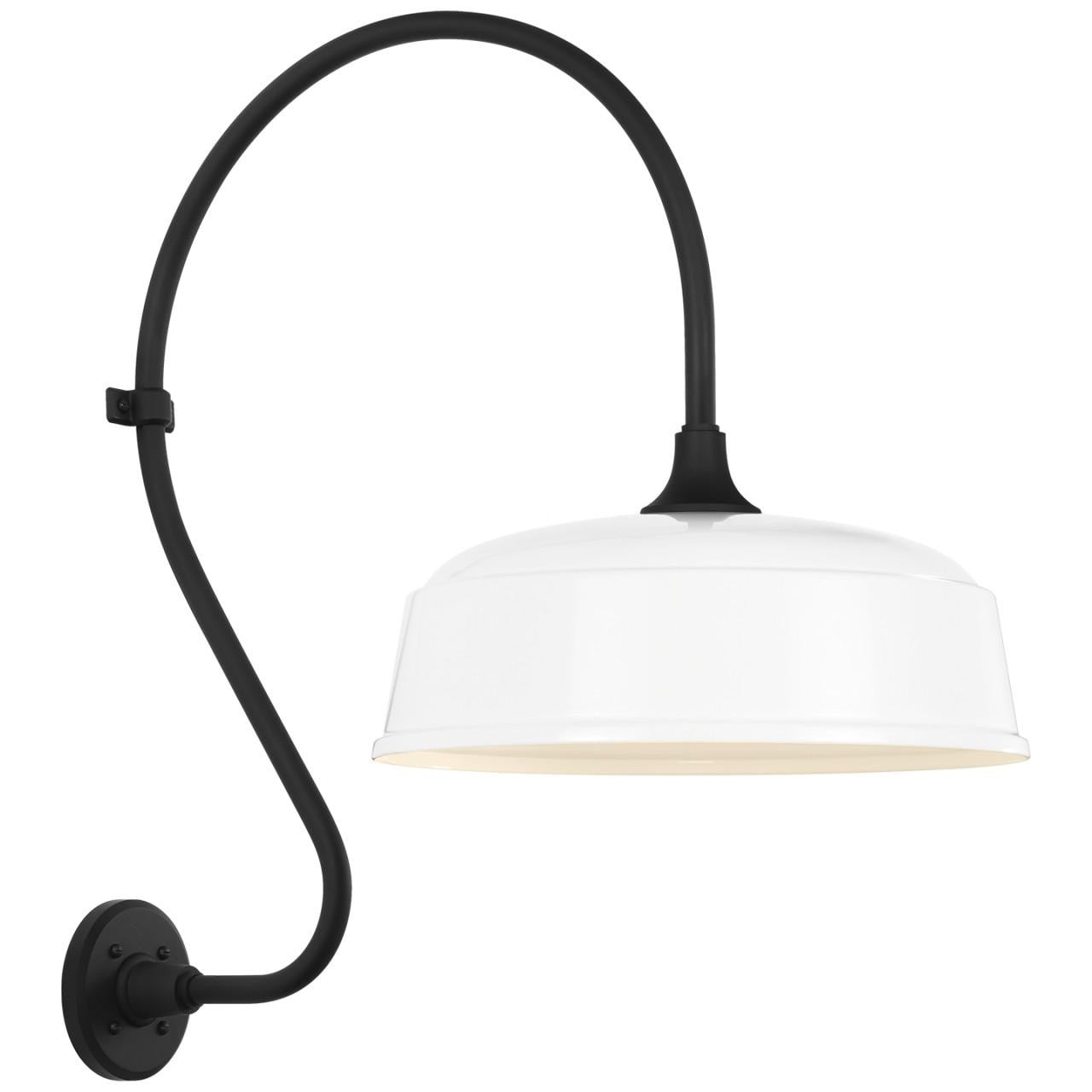 Visual Comfort Signature Academy Barn Light 18 Matte Black