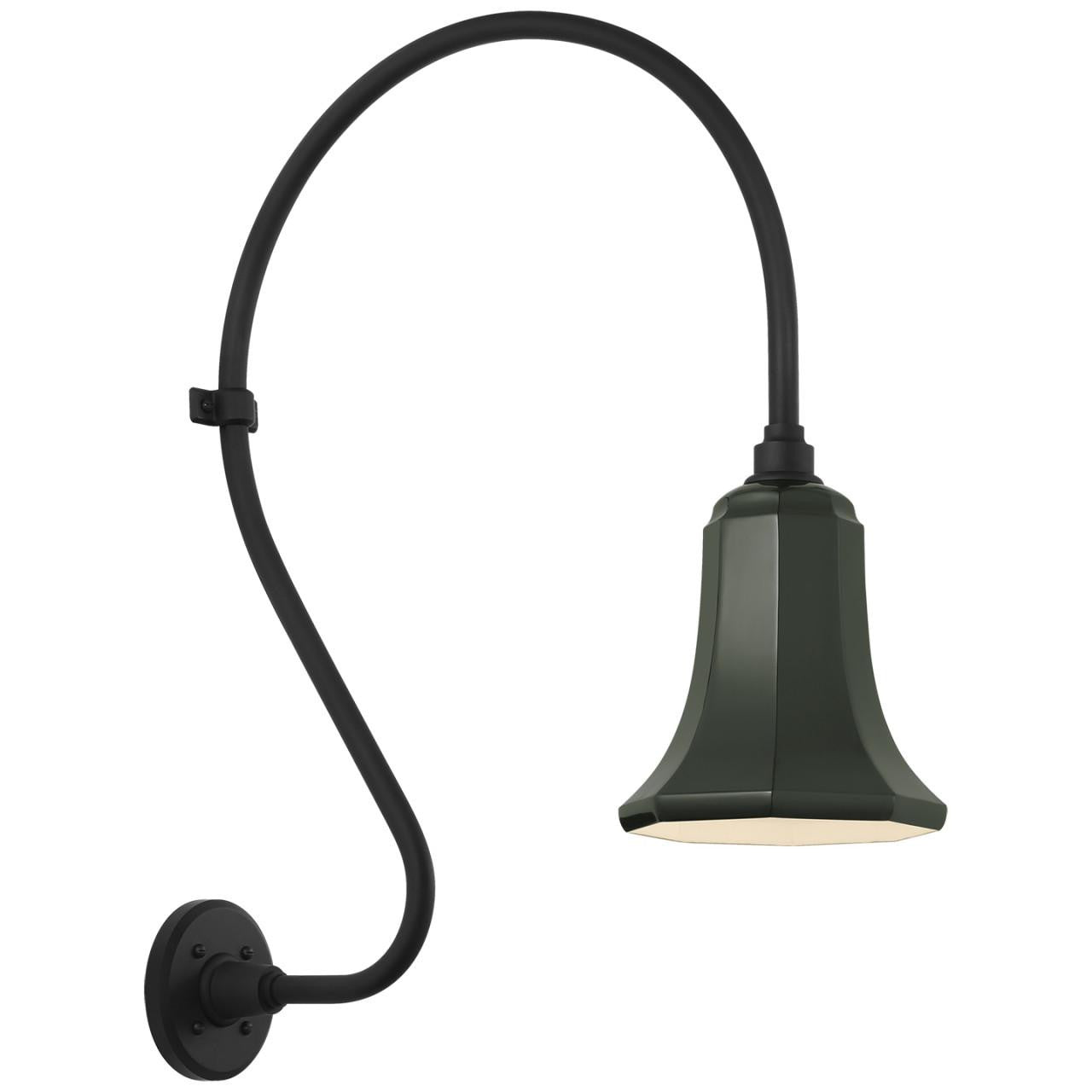 Visual Comfort Signature Academy Barn Light 18 Matte Black