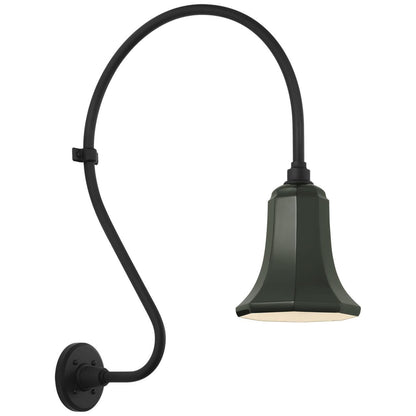 Visual Comfort Signature Academy Barn Light 18 Matte Black