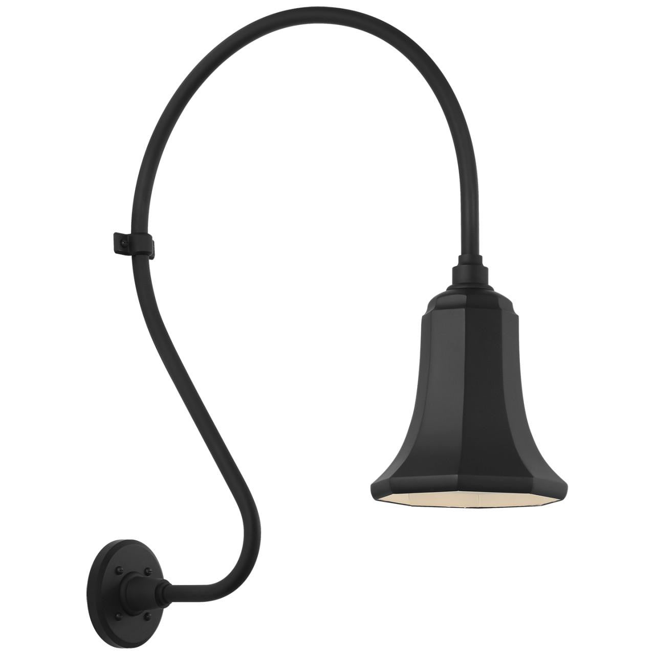 Visual Comfort & Co. Signature Collection Academy 18" Larrabee Barn Light, Visual Comfort & Co. Signature Collection TOB 2805MBK/S8-MBK N241N