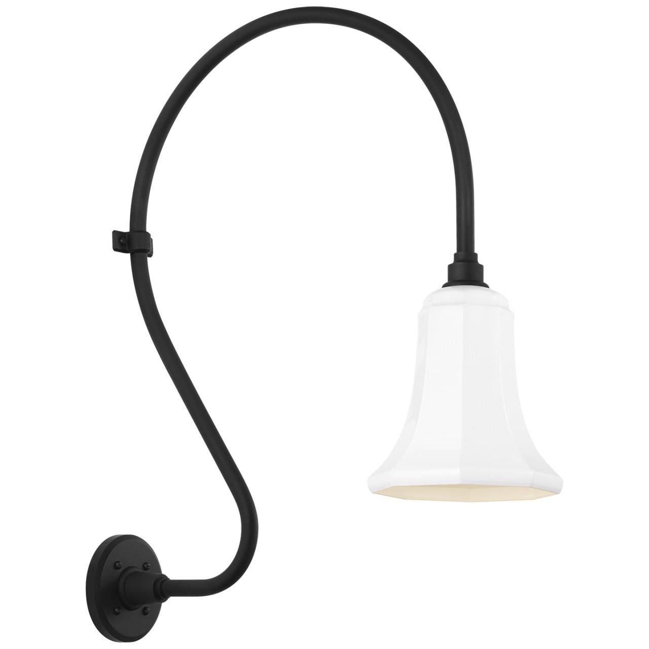 Visual Comfort Signature Academy Barn Light 18 Matte Black