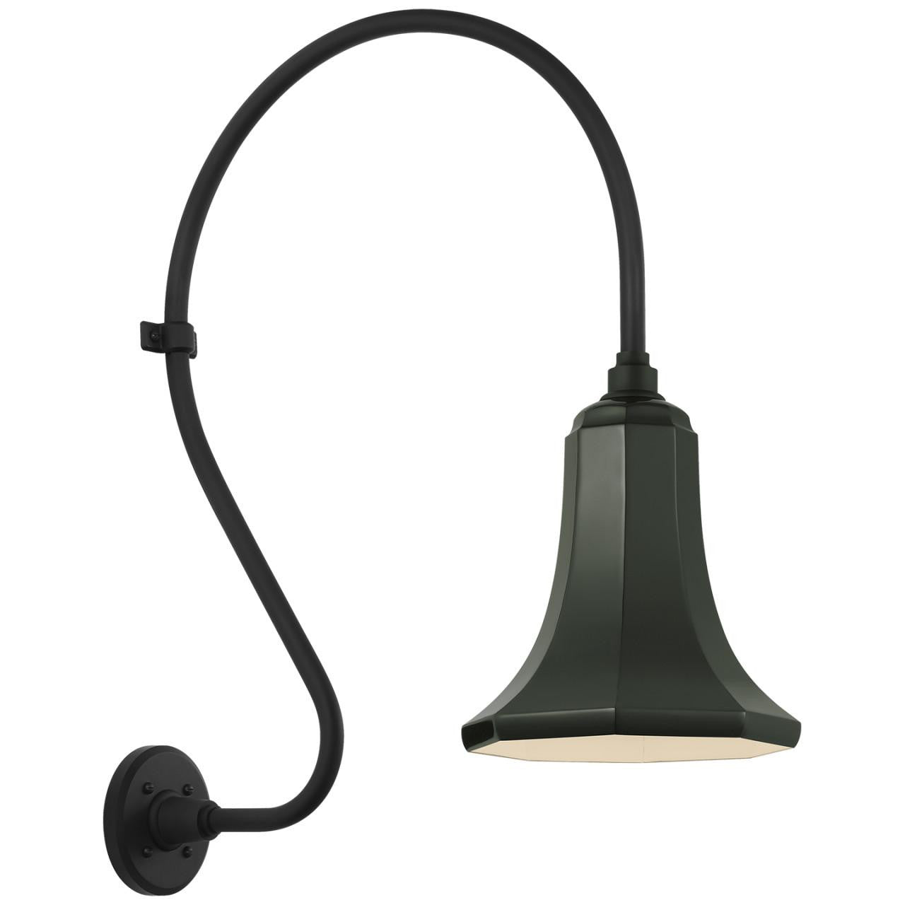 Visual Comfort Signature Academy Barn Light 18 Matte Black