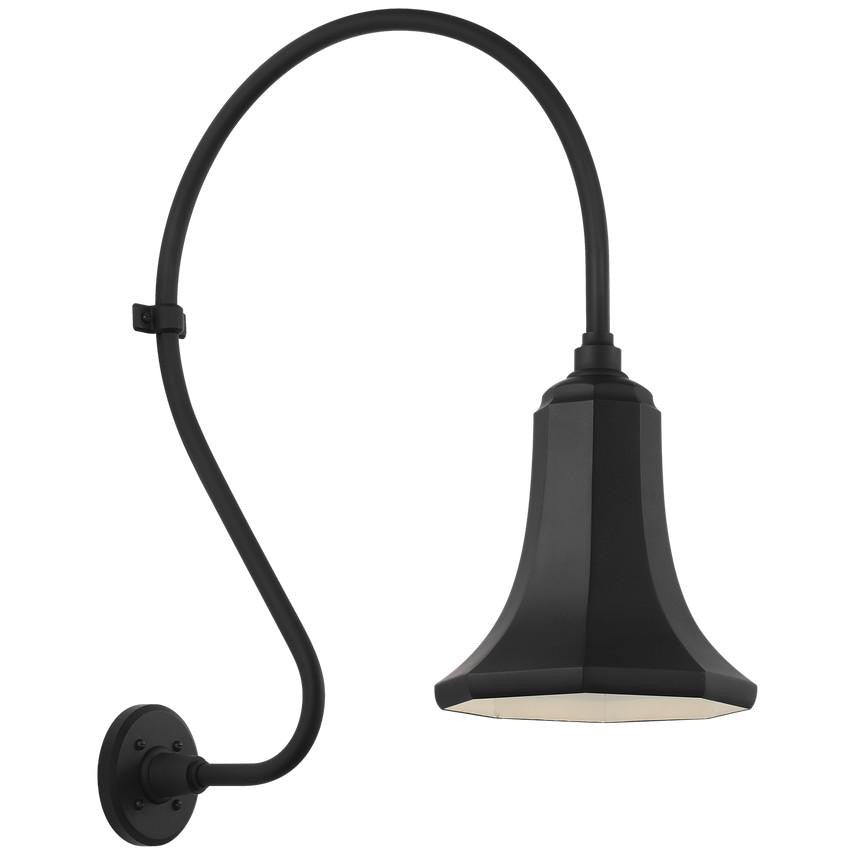 Visual Comfort & Co. Signature Collection Academy 18" Larrabee Barn Light, Visual Comfort & Co. Signature Collection TOB 2805MBK/S9-MBK N241P