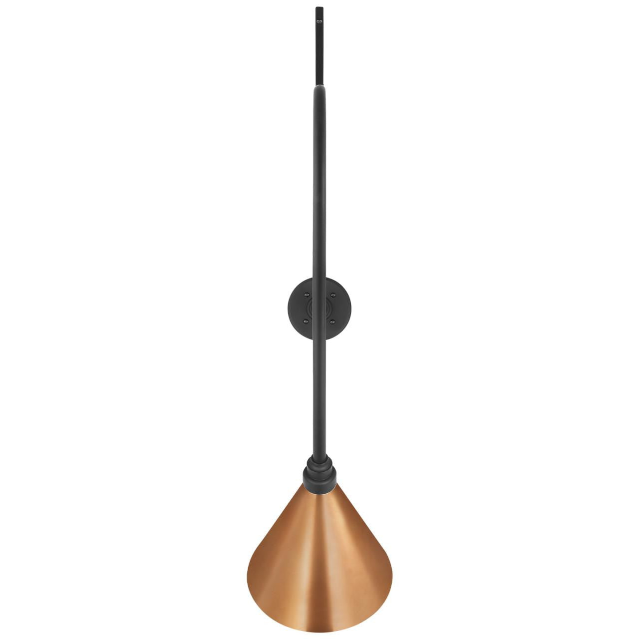 Visual Comfort & Co. Signature Collection Academy 36" Anchored Larrabee Barn Light, Visual Comfort & Co. Signature Collection TOB 2807MBK/S10-SC N1Z6D