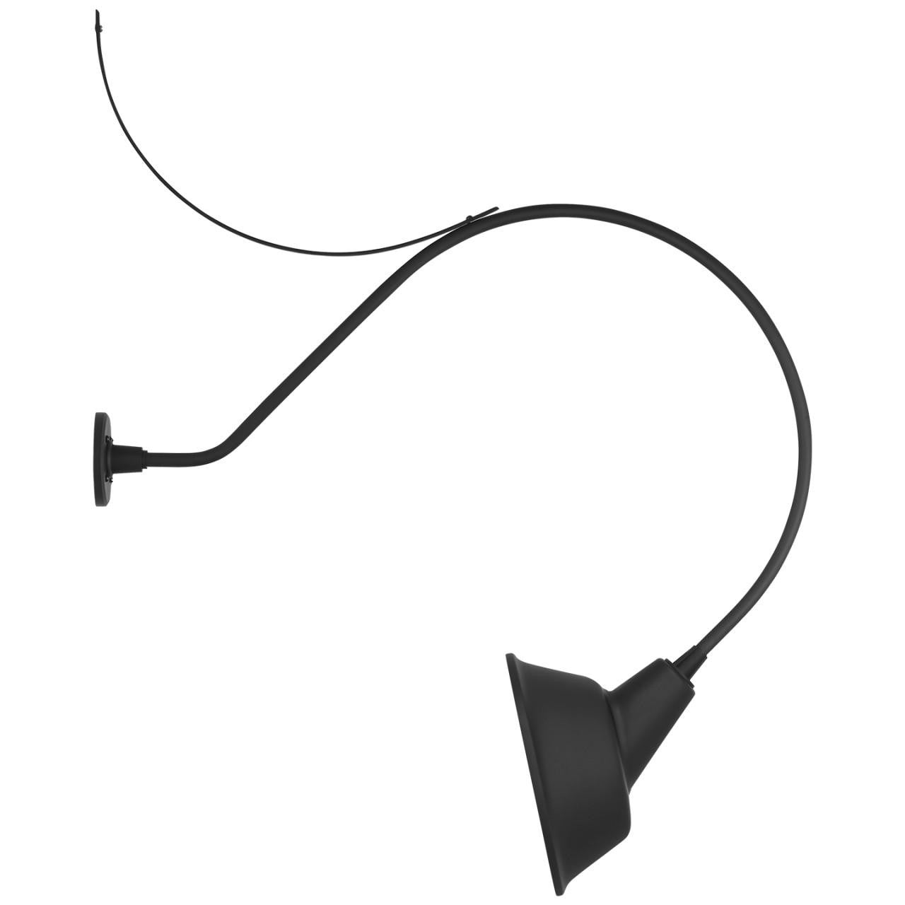 Visual Comfort & Co. Signature Collection Academy 36" Anchored Larrabee Barn Light, Visual Comfort & Co. Signature Collection TOB 2807MBK/S3-MBK N221Z