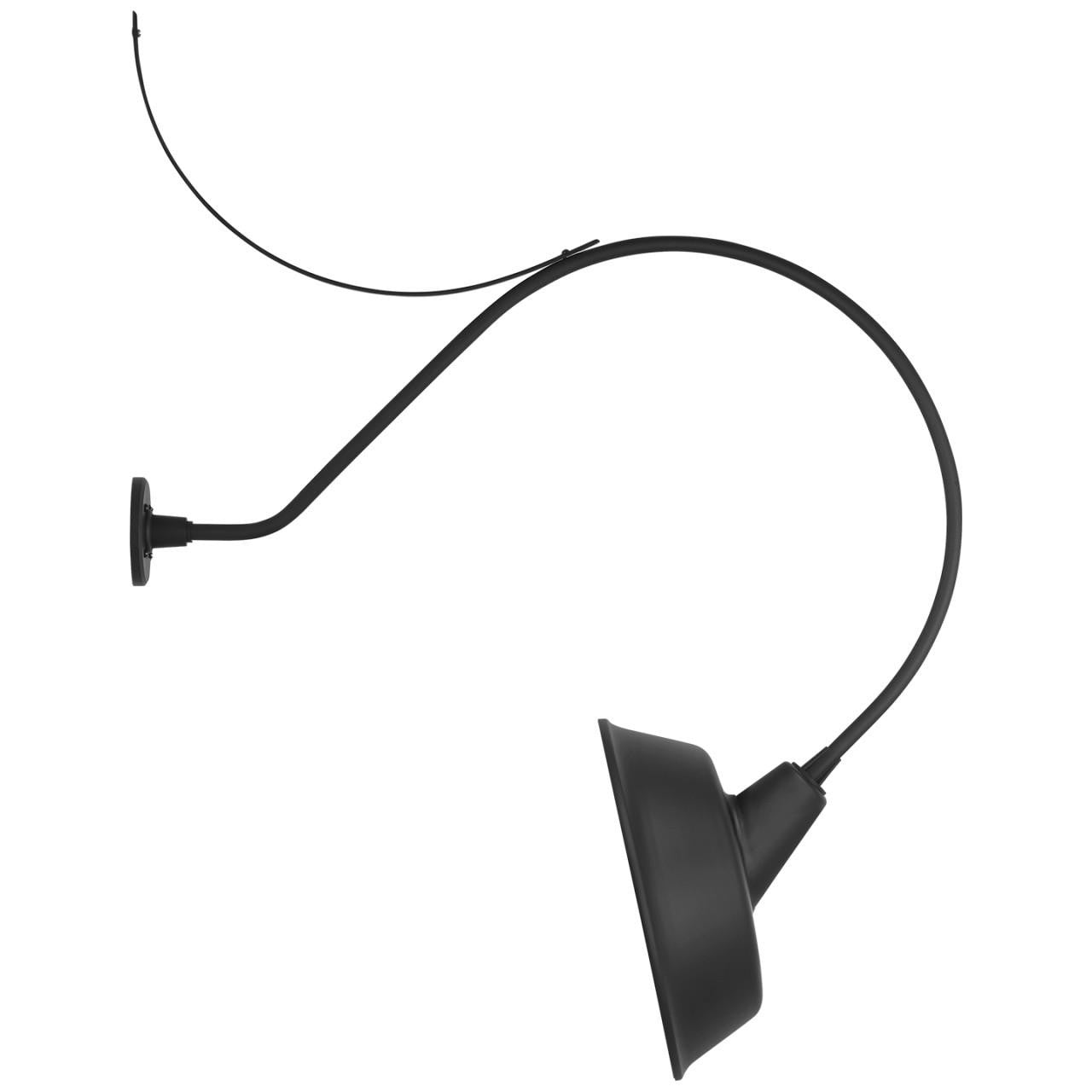 Visual Comfort & Co. Signature Collection Academy 36" Anchored Larrabee Barn Light, Visual Comfort & Co. Signature Collection TOB 2807MBK/S4-MBK N1Z61