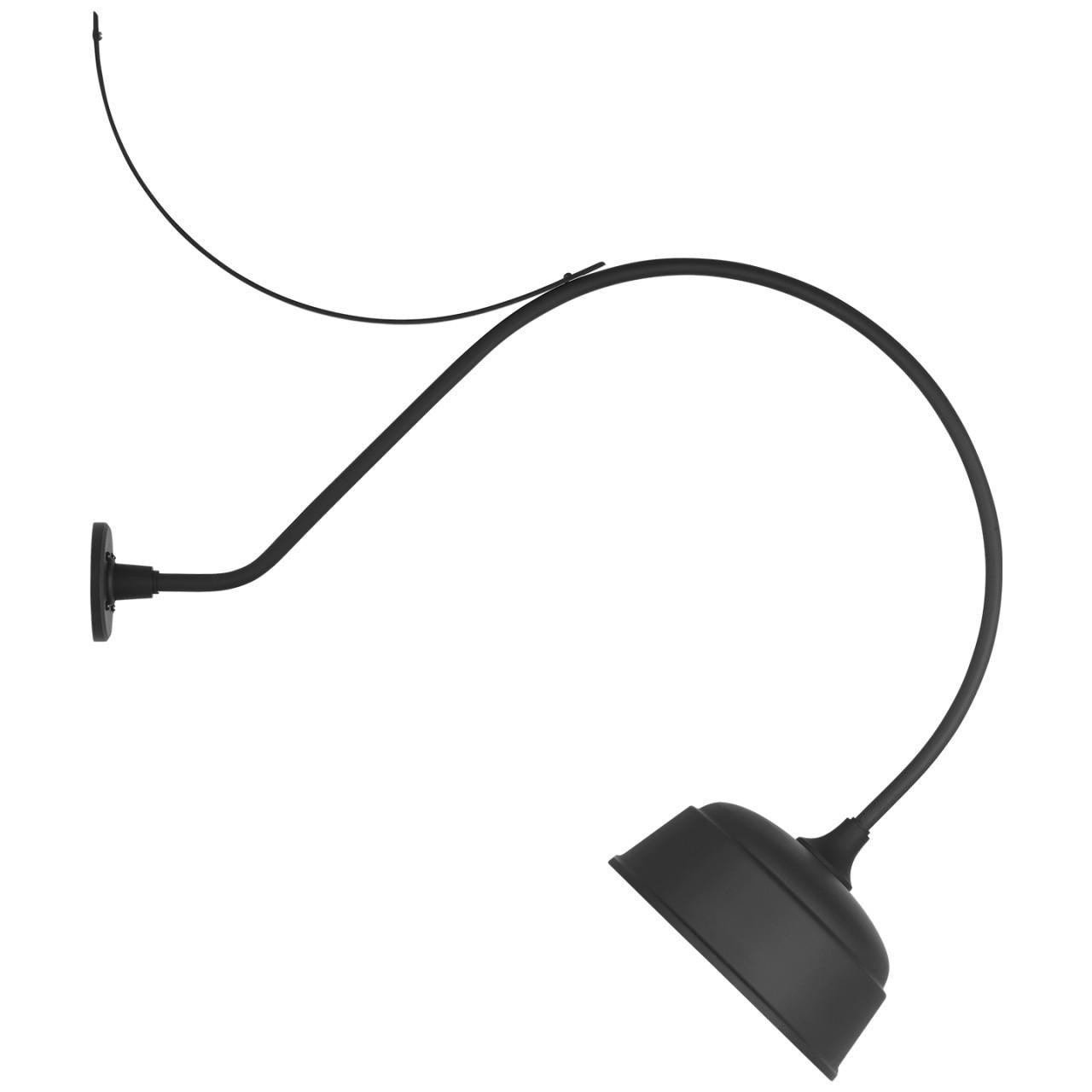 Visual Comfort & Co. Signature Collection Academy 36" Anchored Larrabee Barn Light, Visual Comfort & Co. Signature Collection TOB 2807MBK/S6-MBK N1Z64