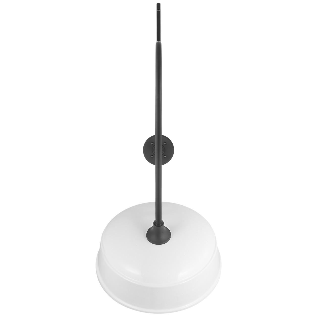 Visual Comfort & Co. Signature Collection Academy 36" Anchored Larrabee Barn Light, Visual Comfort & Co. Signature Collection TOB 2807MBK/S7-WHT N242C