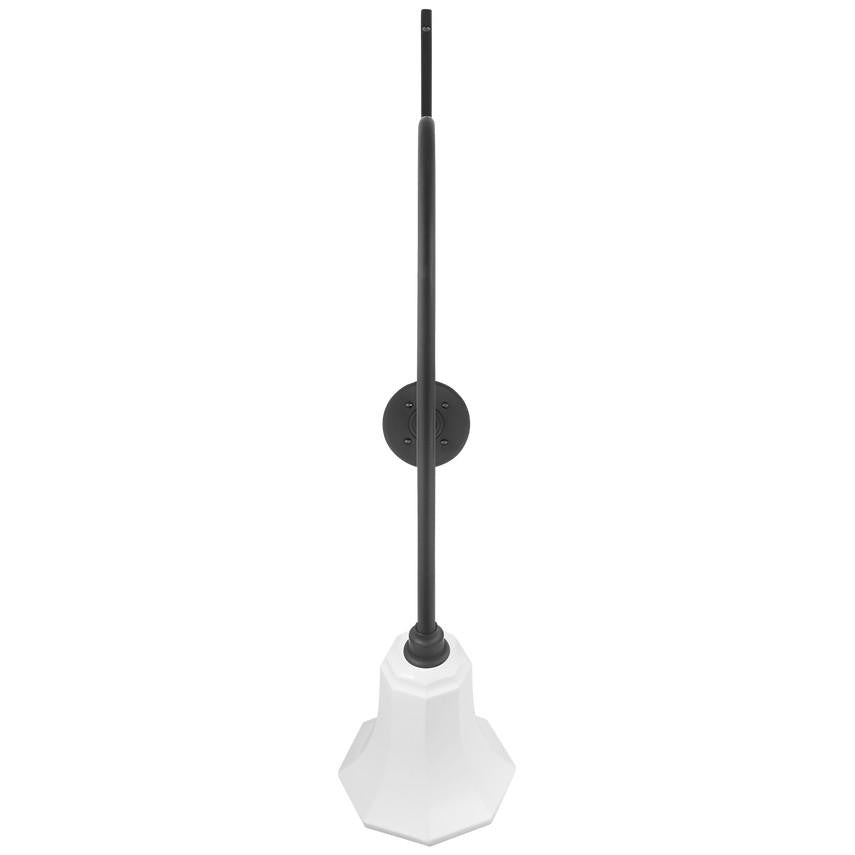 Visual Comfort & Co. Signature Collection Academy 36" Anchored Larrabee Barn Light, Visual Comfort & Co. Signature Collection TOB 2807MBK/S8-WHT N1Z69