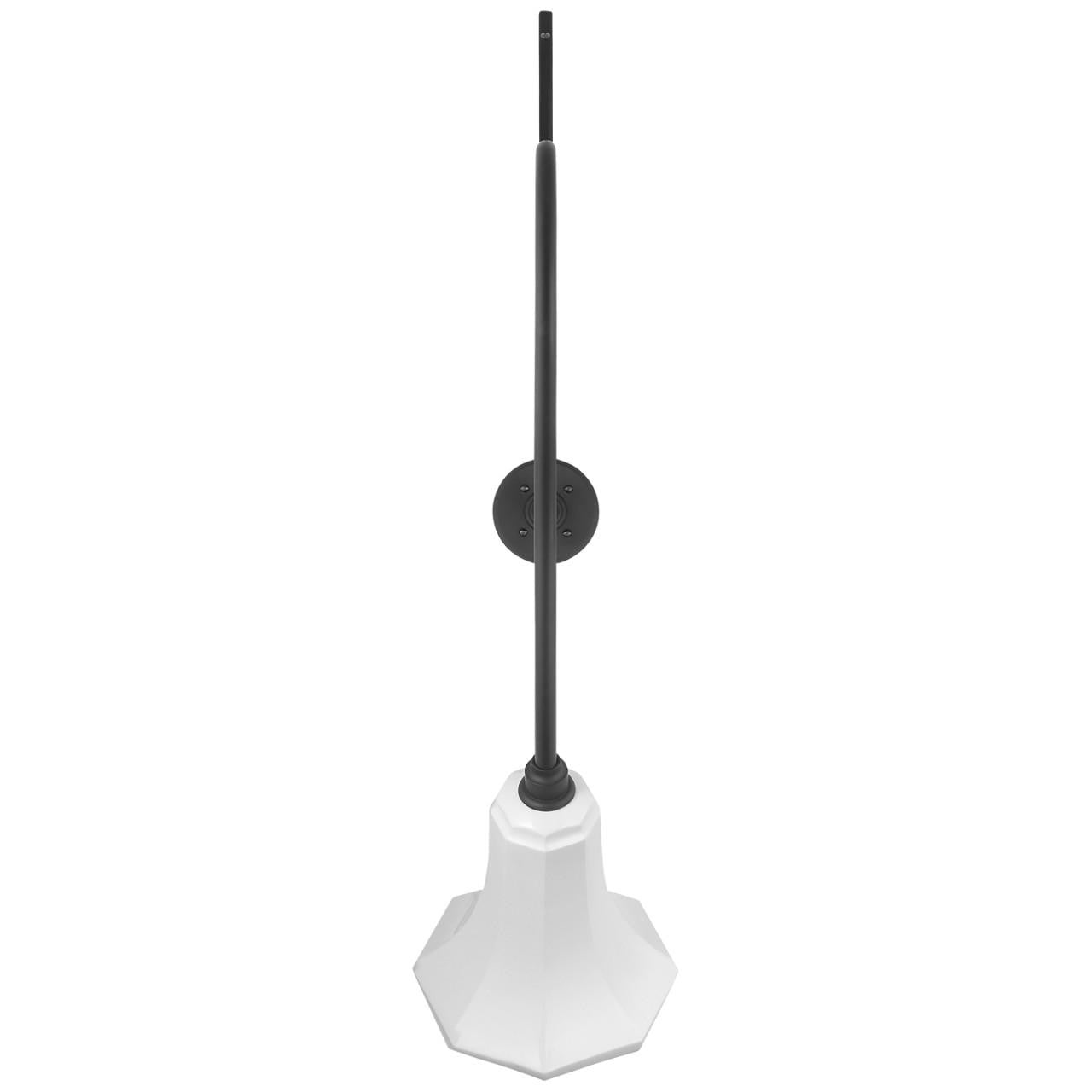 Visual Comfort & Co. Signature Collection Academy 36" Anchored Larrabee Barn Light, Visual Comfort & Co. Signature Collection TOB 2807MBK/S9-WHT N242E
