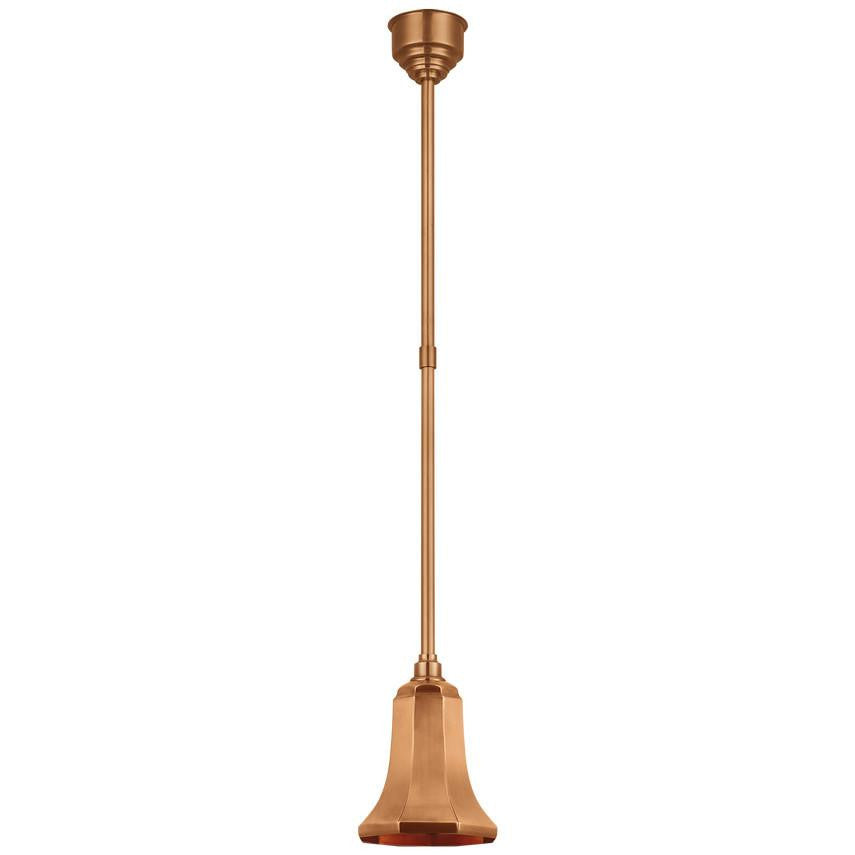 Visual Comfort Signature Academy Pendant 7.5 Hand-Rubbed Antique Brass