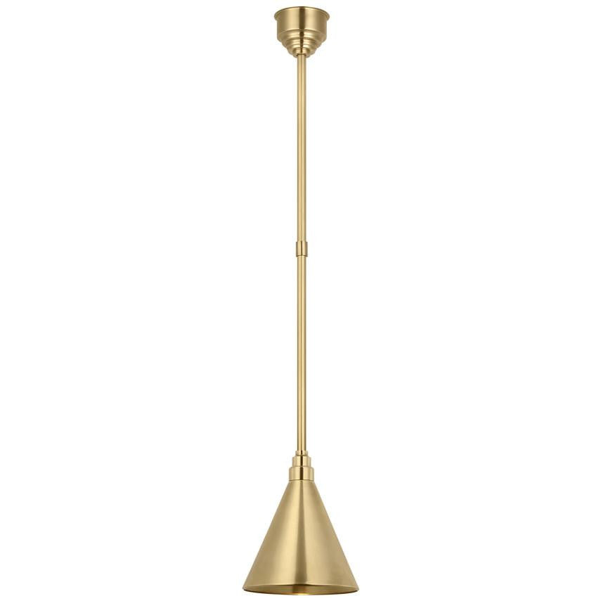 Visual Comfort & Co. Signature Collection Academy 9" Conical Savannah Pendant, Visual Comfort & Co. Signature Collection TOB 5818HAB-HAB N212J