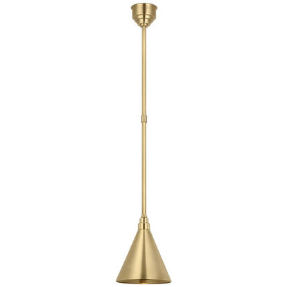 Visual Comfort & Co. Signature Collection Academy 9" Conical Savannah Pendant, Visual Comfort & Co. Signature Collection TOB 5818HAB-HAB N212J